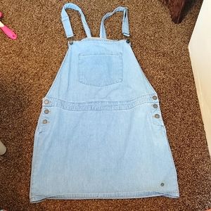Jean overall skirt